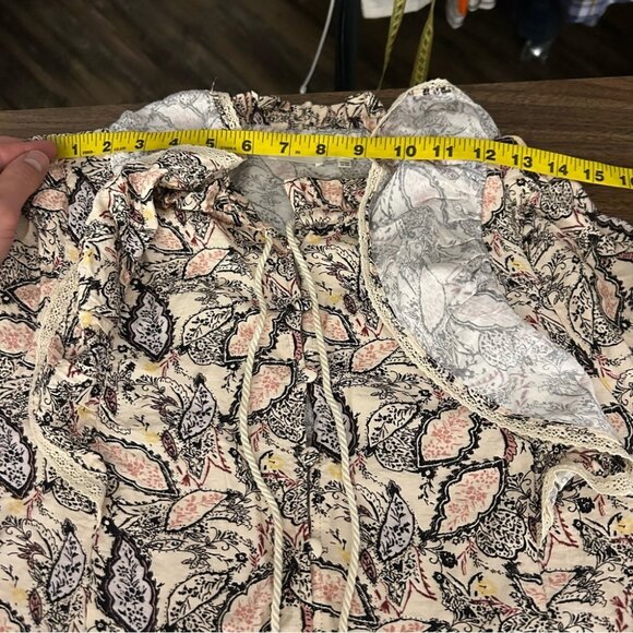 ❤️ Atelier Reve Floral Paisley Boho Blouse 36 or 6 - Picture 6 of 13